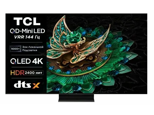 QD-Mini LED телевизор TCL 65C765 4K Ultra HD