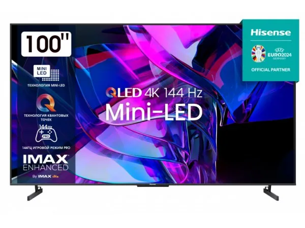 Mini LED телевизор Hisense 100U7KQ 4K Ultra HD